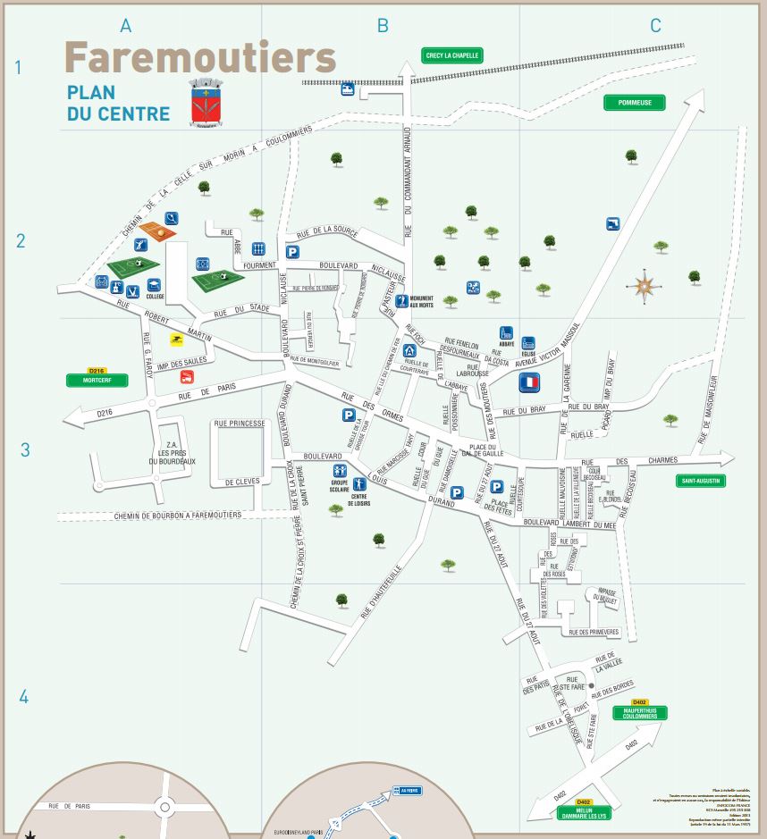 Plan de Faremoutiers